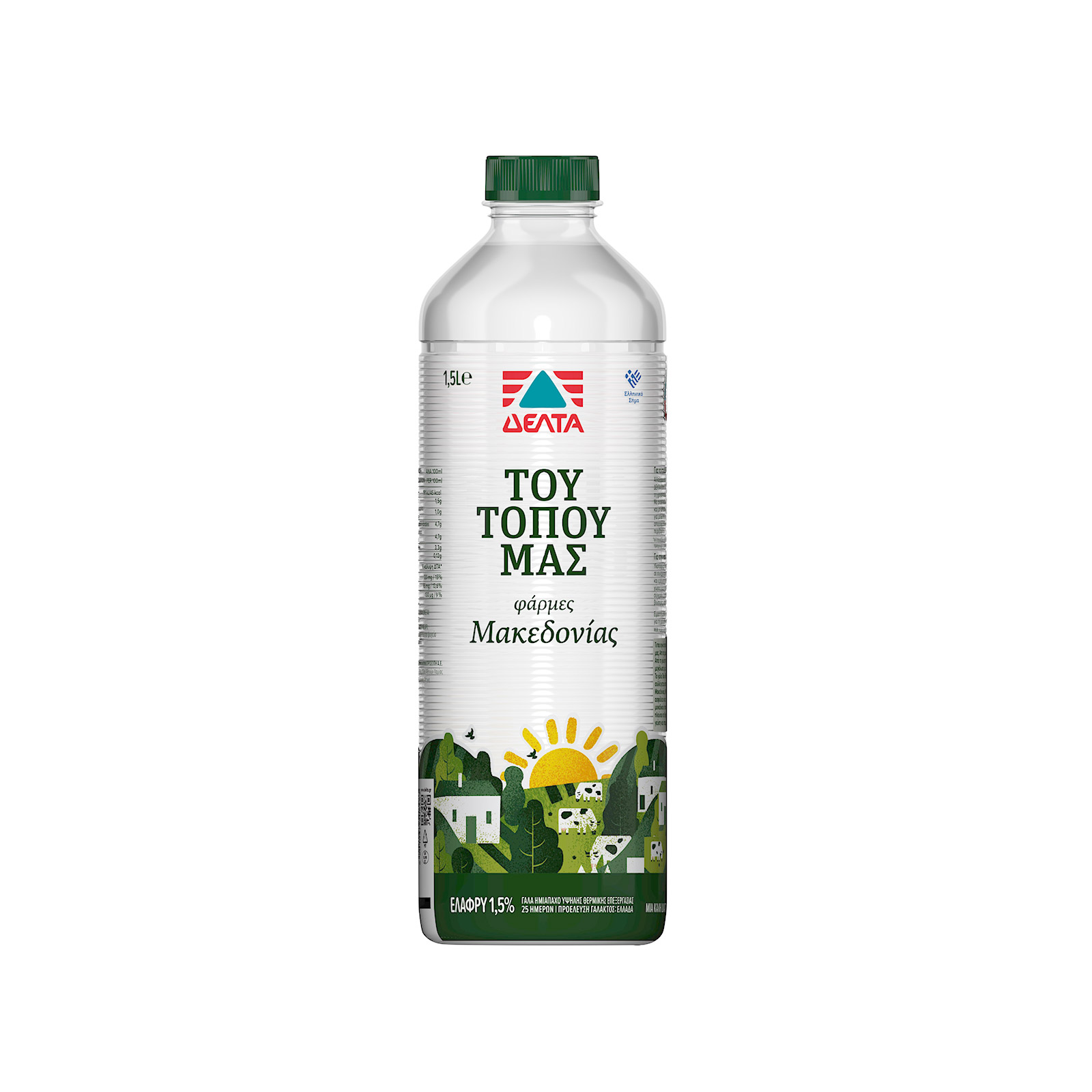 ΔΕΛΤΑ Του Τόπου Μας Γάλα Υψηλής Παστερίωσης Ελαφρύ 1lt. photo