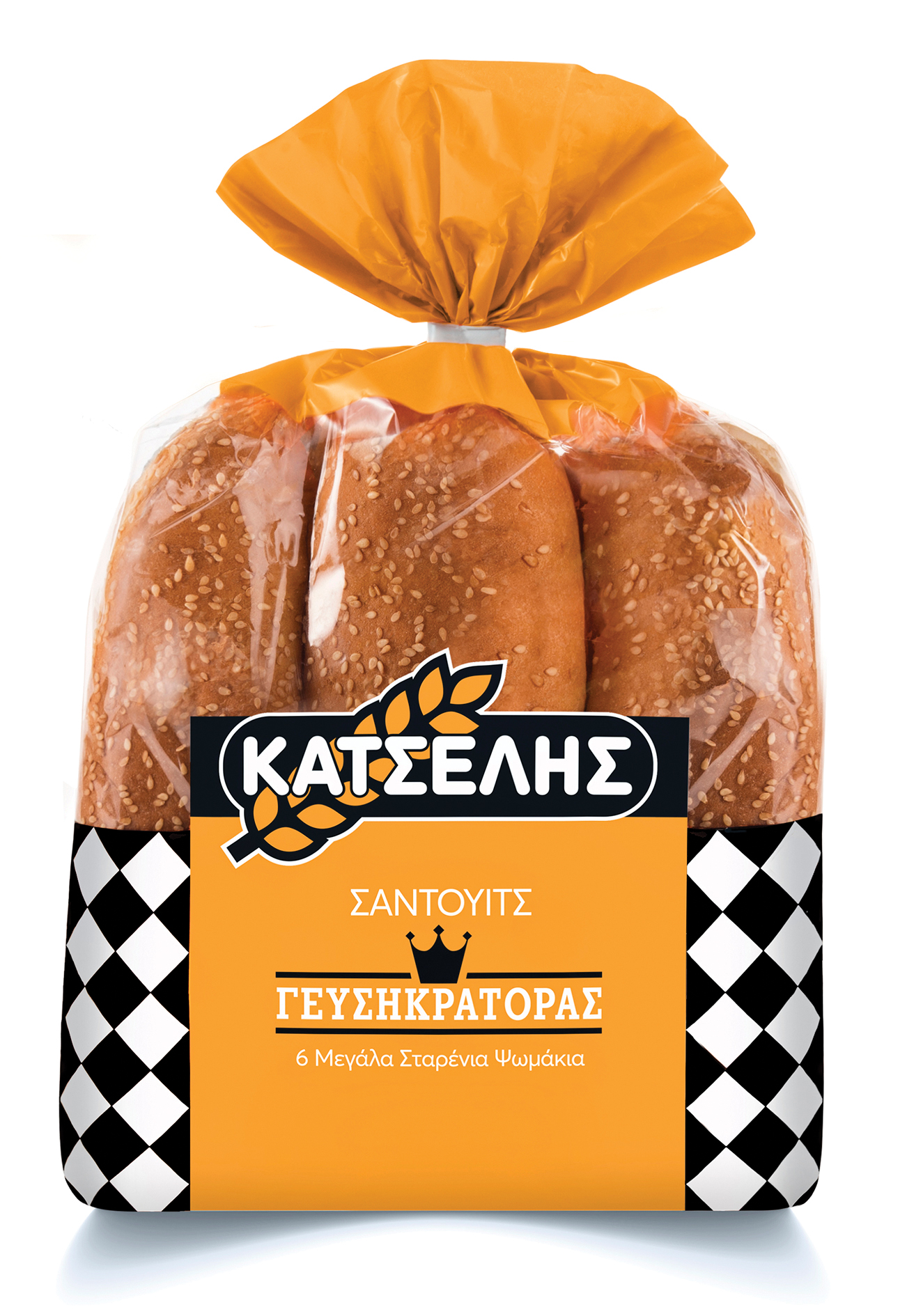 ΚΑΤΣΕΛΗΣ Γευσηκράτορας Ψωμάκια Σταρένια για Σάντουϊτς 546gr. photo